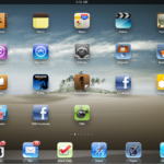 iPad Home Screen Shot 7-13-10
