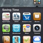 iPhone Saving Time