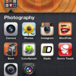 Home screen photography