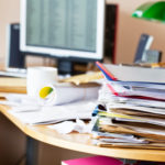 messy desk