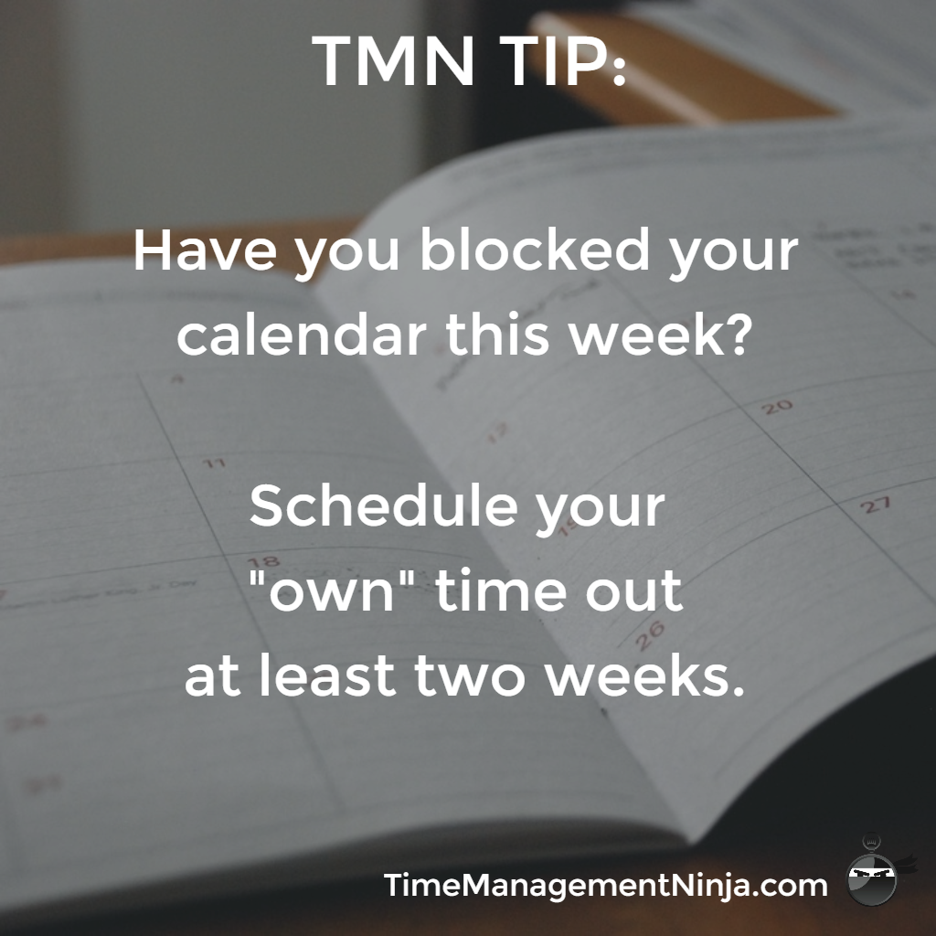 Block Your Calendar