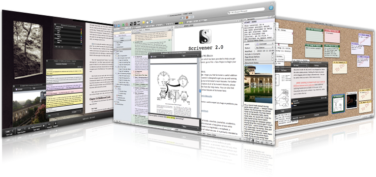 I am using scrivener for mac