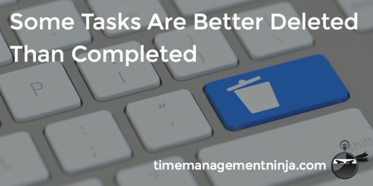 Task Lost Empty Some Tasks Are Better Deleted Than Completed – Time Management Ninja